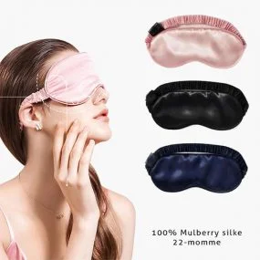 Sovemaske i 100% Mulberry silke