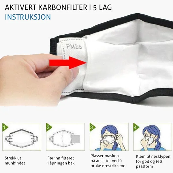 Gult munnbind m/ananas - Bilde 5