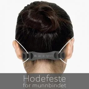 Hodefeste for munnbind (3 pack)