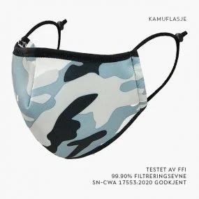 Designmunnbind – Kamuflasje / Army