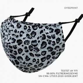 Munnbind med dyreprint